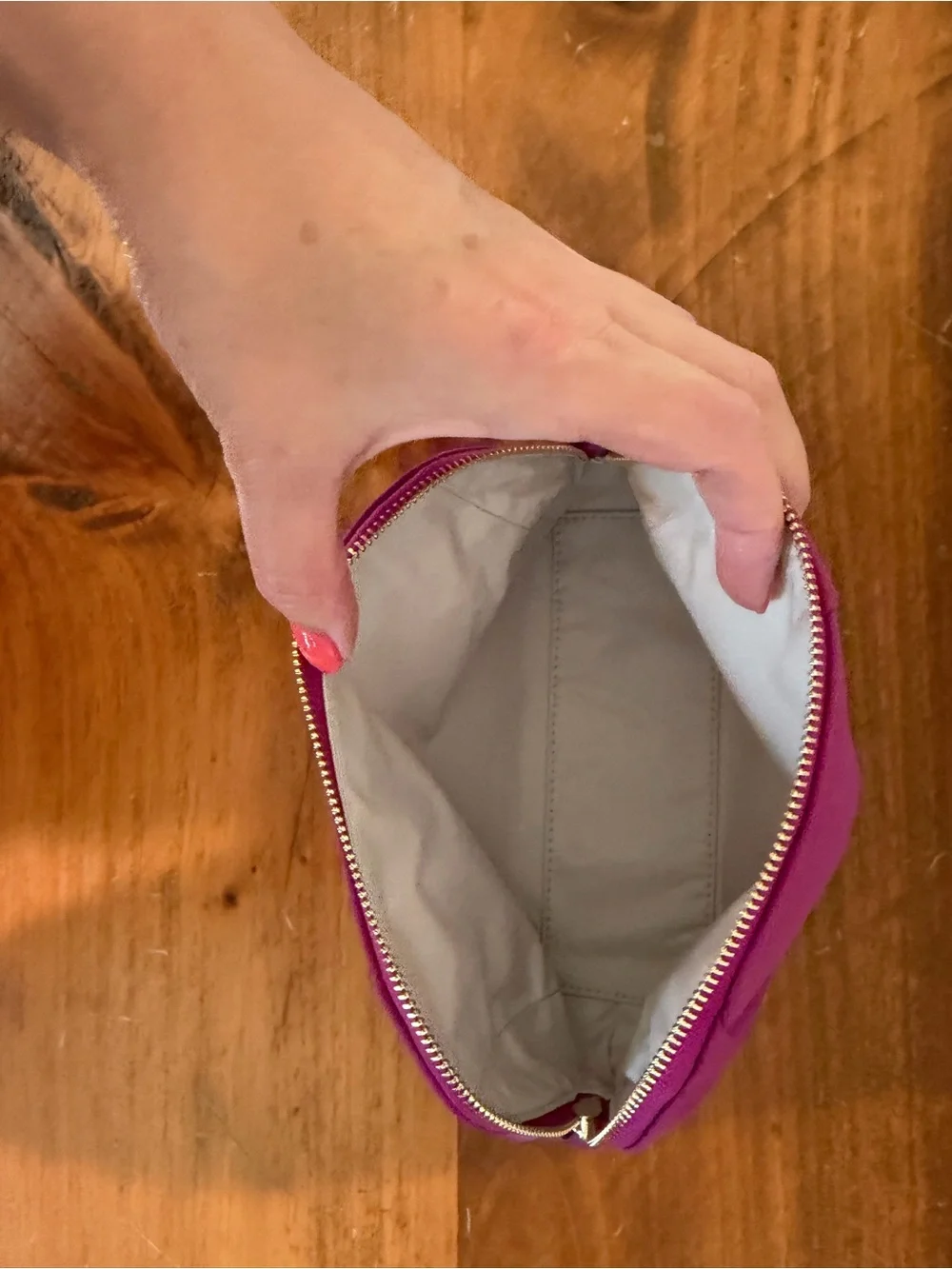Kate Spade Nylon Cosmetic Bag in Baja Rose
